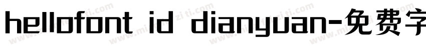 hellofont id dianyuan字体转换
